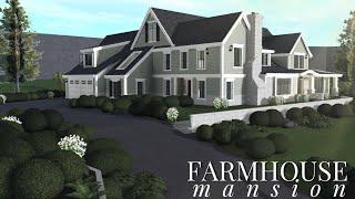 Giant Farmhouse Mansion Bloxburg Speedbuild 300k