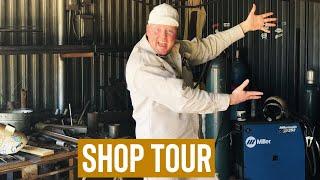 GARAGE WELDING SHOP TOUR!! (NOTHIN FANCY)