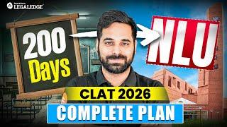 CLAT 2026 6 Months Study Plan | Month-Wise CLAT Preparation Strategy Explained