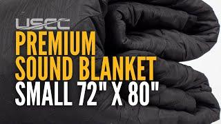 Premium Sound Blanket - Small 72" x 80" - By US Cargo Control