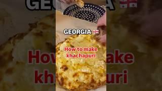 Khachapuri, the national dish of Georgia 