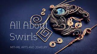 JEWELRY MAKING WIRE WRAPPING FOR BEGINNERS  ALL ABOUT SWIRLS