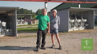 Topcalf Kälberhütte: Die Erfahrung des Bauern.