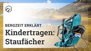 Deuter Kindertragen: Staufächer im Vergleich | Bergzeit