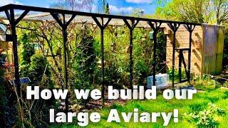 How to build outdoor aviary (the perfect aviary for breeding aviary birds!) #aviary