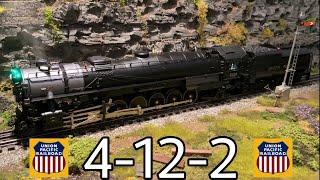 The Lionel Legacy Union Pacific 4-12-2 #9000 is a HUGE Steam Engine!