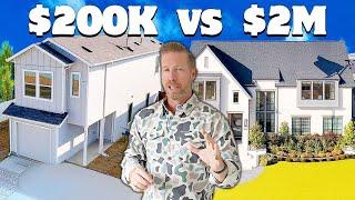 $200K vs $2,000,000 House‌ Near Dallas Texas