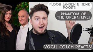 Vocal Coach Reacts! Floor Jansen & Henk Poort! Phantom Of The Opera! Live!