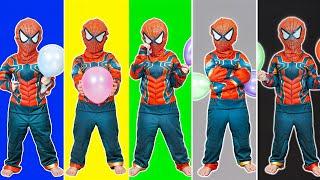 TEAM SPIDER-MAN vs BAD GUY TEAM|| WHERE IS KID SPIDER MAN & BALLON GAME? – Epic Superhero Adventure!