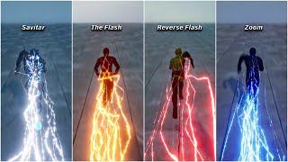 The Flash Unreal Engine: Speedster Showdown Gameplay