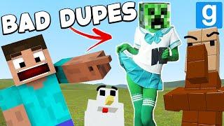 BAD MINECRAFT DUPES! (Garry's Mod Sandbox) | JustJoeKing