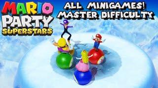 Mario Party Superstars - All Minigames! (MASTER DIFFICULTY CPU)