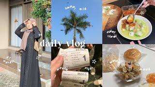 daily vlog lebaran : productive!, family time, movie night , cute outfit, happy eid , opor , food