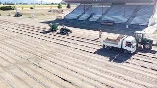 Lansdowne Park - Sand slitting