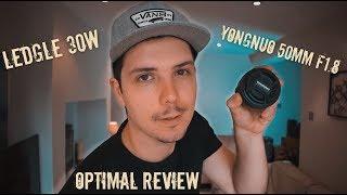 Yongnuo 50mm f1.8 - LEDGle Led Light -=OptimalReview=-