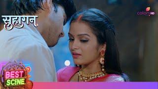Suhaagan | सुहागन | Ep. 352 | Krishna-Bindiya हुए Romantic | Best Scene
