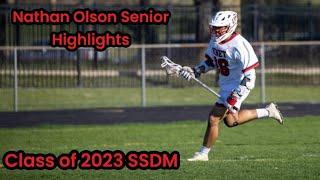 Nathan Olson (2023 SSDM) Senior Highlights