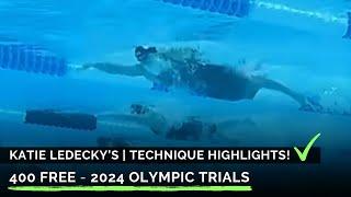 Katie Ledecky's 400M Freestyle Highlights! | US Olympic Trials 2024