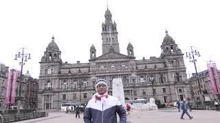 Parthajit Baruah at Glasgo, scotland in quest of Jyoti prasad agarwala's Austin Car