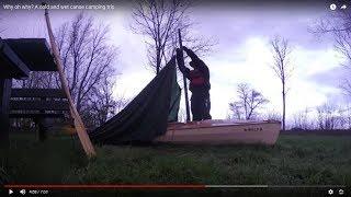 Why oh why? A cold and wet canoe camping trip