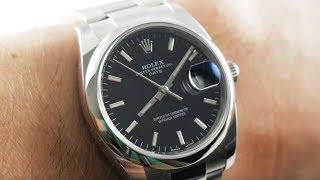 Rolex Oyster Perpetual Date (115200) Luxury Watch Review