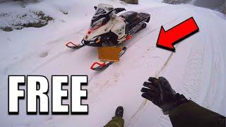 I Found A Free Snowmobile