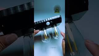 Solar Outdoor Garden Light Tungsten Lamp LED Lighting  #solarlight #gardenlight #shorts #ledlights