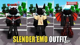 OUTFIT SLENDER EMO For Boy In Brookhaven ID/CODES - Roblox Part 12