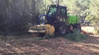 Самоходный колёсный мульчер TRE EMME модели MM180B расчистка территории в лесных хозяйствах (2)