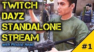 First Twitch Live Stream in DayZ Standalone with Pitstop Head