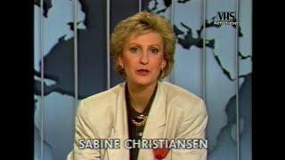 ARD Tagesthemen 1988 mit Sabine Christiansen