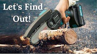 I tested the (Best Selling) Mini Chainsaw on Amazon. Is it any good?
