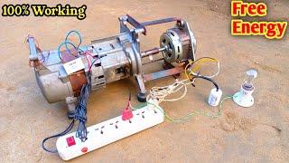 Free Energy Generator | 100% Real System| Self Running Generator| Low rpm Generator