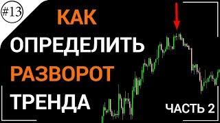 Как определить разворот рынка ч.2 | Фигуры разворота тренда