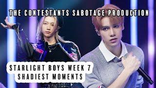 idols TRYING TO GET VOTED OUT? Sabotaging production | Starlight Boys Shadiest Moments Weekly recap