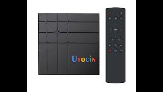 Utocin New Amlogic S905Y4 5G wifi with voice assistant ATV TV box S12 widevine L1 set top box