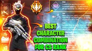 After update CS Rank Best Character Combination | Best Character Combination For Clash Squad Ranked