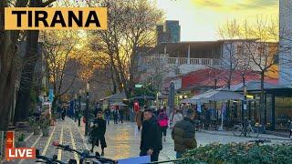 TIRANA ALBANIA  WALKING TOUR ‍ LIVE STREAMING  [22/02/2024]