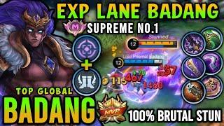 Supreme No.1 Badang!! Top Global Badang Best Build 2024 - Mobile Legends