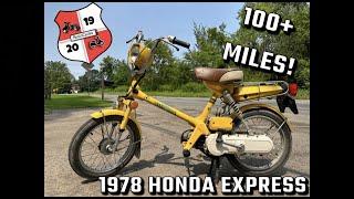 1978 Honda NC50 Hitting 100 Miles!