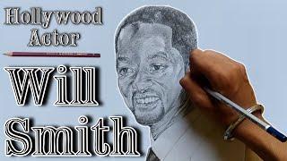 How To Draw Will Smith Step By Step | Will Smith Sketch Easy | Actor Will Smith Drawing