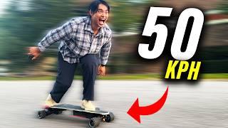 My FASTEST Electric Skateboard (Exway Flex Paragon SPEED TEST)