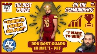  "Samuel Cosmi is 3rd Best Guard in NFL"! BEST PLAYER ON COMMANDERS! Advanced Stats = All-Pro! 