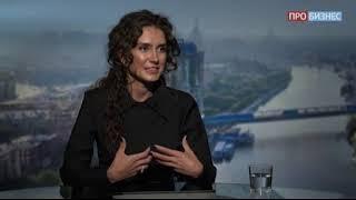 Основательница клиники CrocoDent София Биржина на съемках программы "Медицина Будущего"