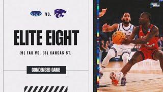 Florida Atlantic vs. Kansas State - Elite Eight NCAA tournament extended highlights