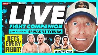 FIGHT COMPANION | UFC VEGAS 95 | Spivak vs Tybura | LIVE STREAM | #UFCVegas95