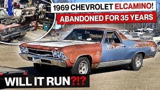 1969 Chevrolet ElCamino! Super Sport 396 Big Block?!? Abandoned for 35 YEARS! Will It Run?!?