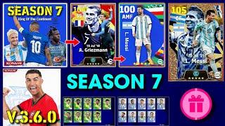 V.3.6.0 Season 7 Official Big Update In eFootball™ 2024 !!  Premium National Packs, Free Rewards