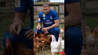 Mbappe feeds chickens #football #footballshorts #messi #keşfet #futbol #motivation