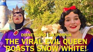 The VIRAL Evil Queen Brutally ROASTS Snow White with Epic Insults and Sass! Disneyland 2024 #disney